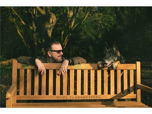 ‘Benches of Hope’ installed across the UK to promote the final season of Netflix series ‘After Life’ 