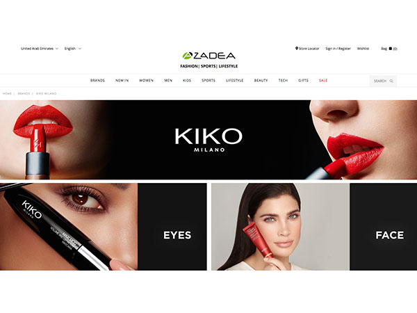 Azadea.com UAE launches Italian brand Kiko Milano across MENA