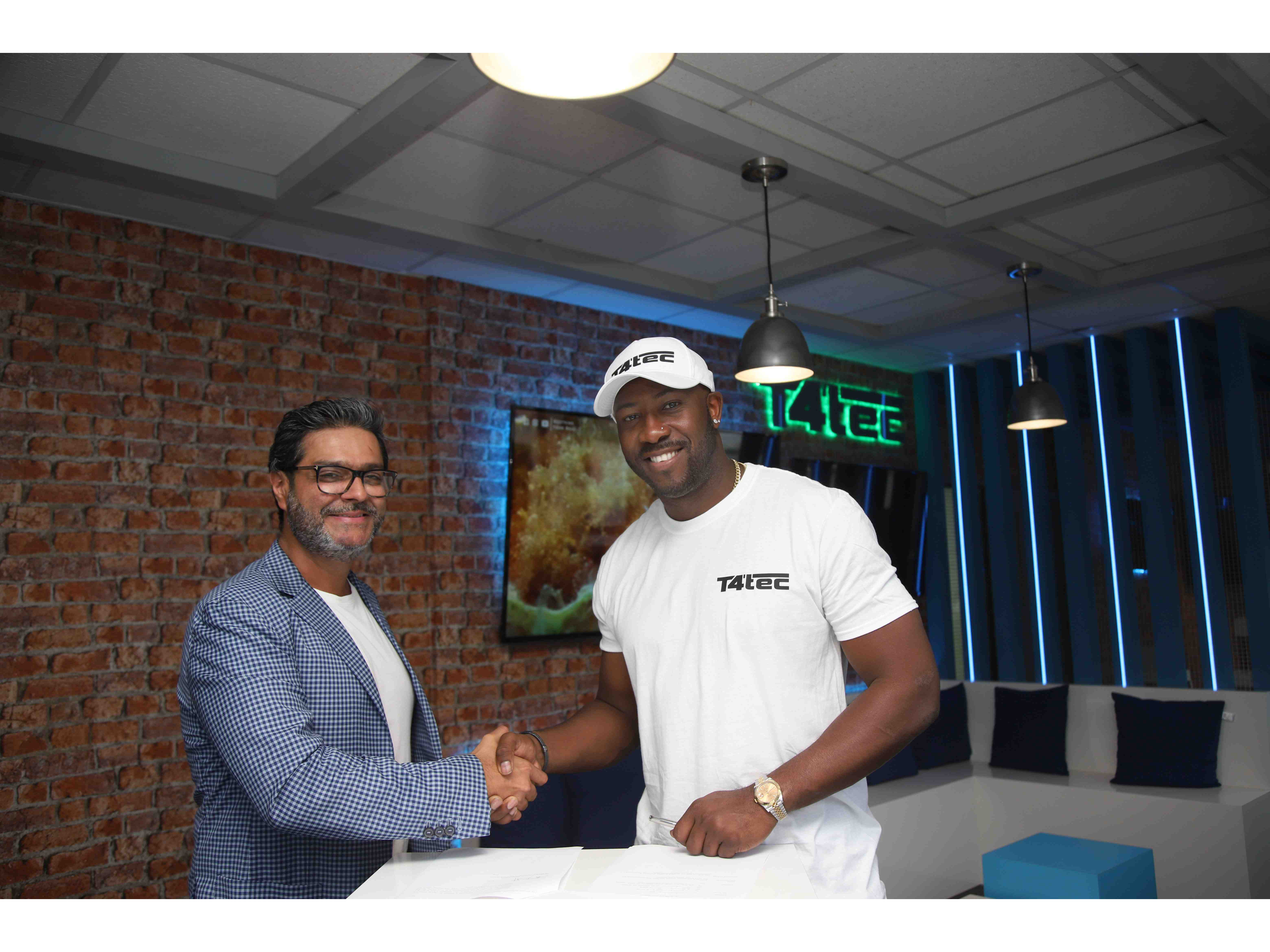 T4tec signs on Andre Russell as its brand ambassador before it launches in the Middle East