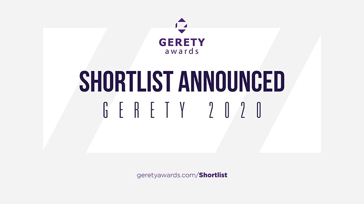 Gerety Awards 2020 Shortlist Revealed