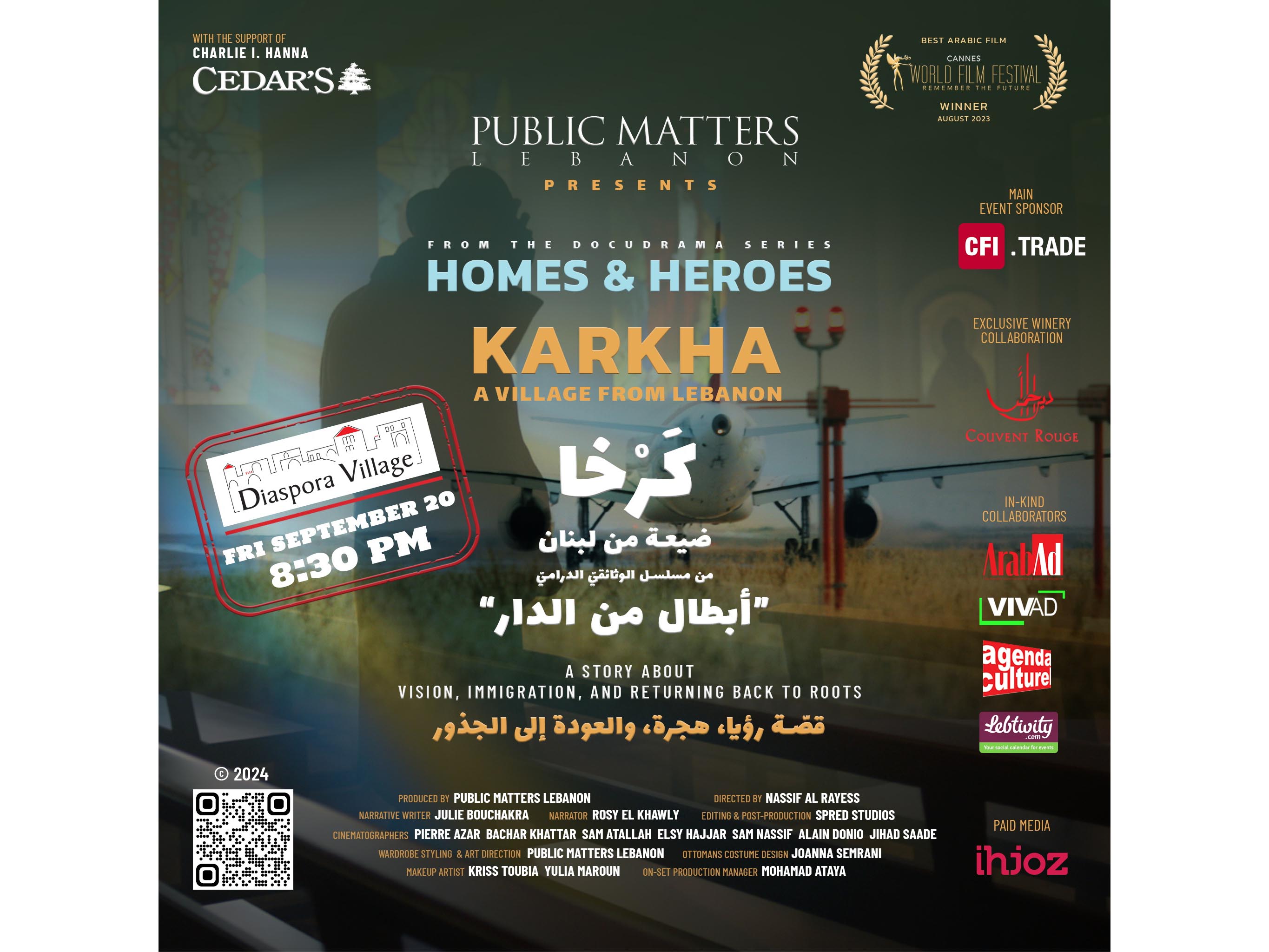 Public Matters Lebanon (PML) steps up again with its mindful film, ‘Karkha: A Village From Lebanon’ 