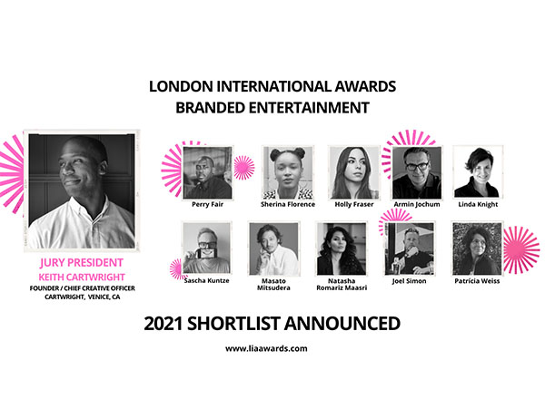 LIA 2021 reveals shortlists in Branded Entertainment and Music & Sound 