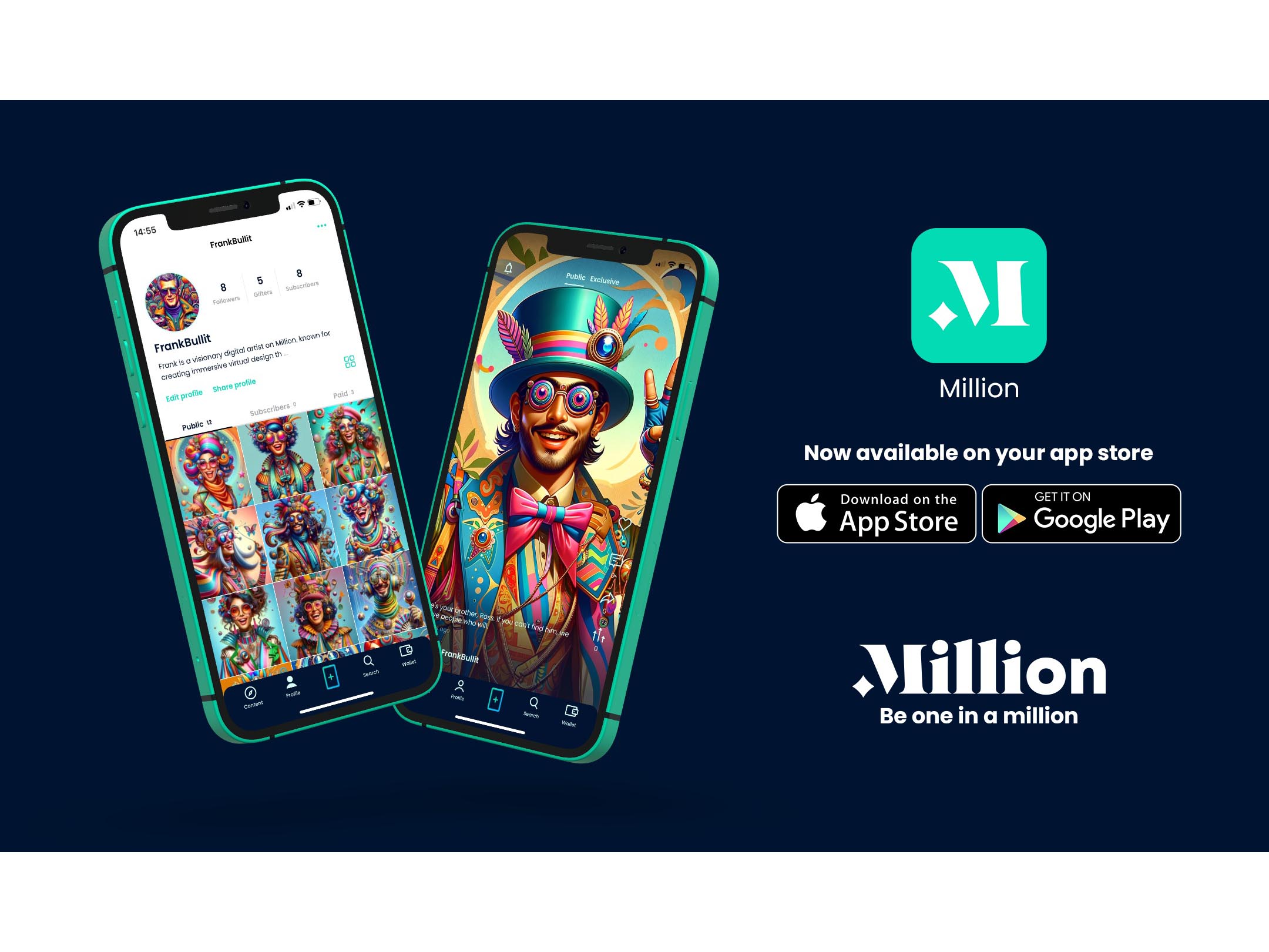 Million, a new social media platform that aims to revolutionize the digital economy