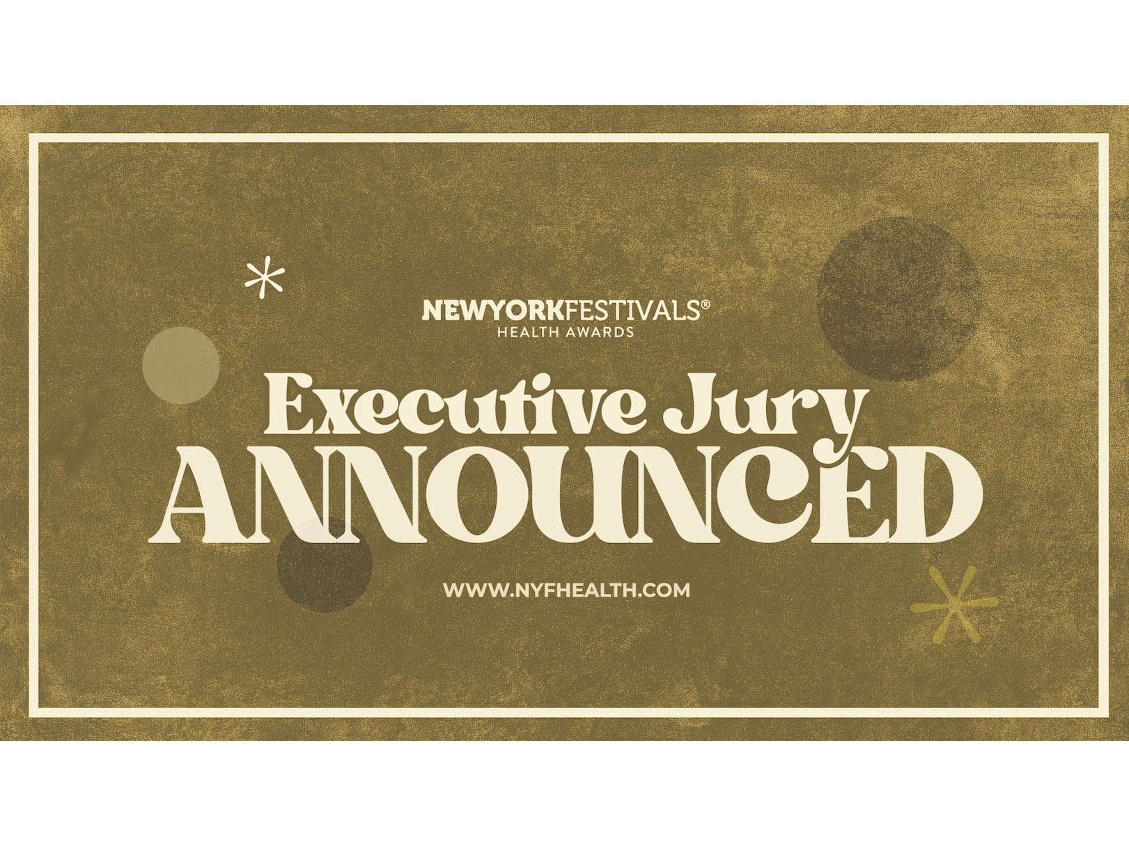 New York Festivals Health Announces 2023 Executive Jury