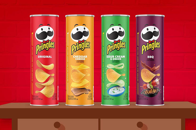 Mr. Pringles is sporting a crisp new look