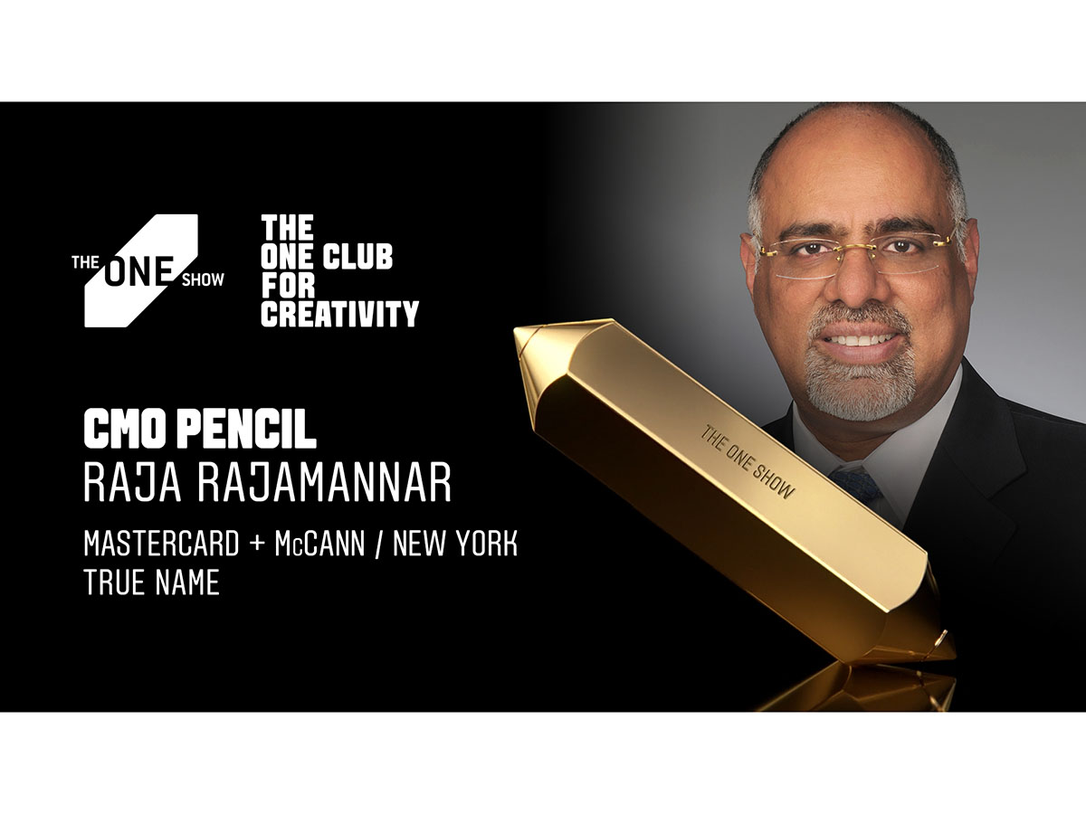 Mastercard’s Raja Rajamannar Wins The One Show 2021 CMO Pencil For “True Name”