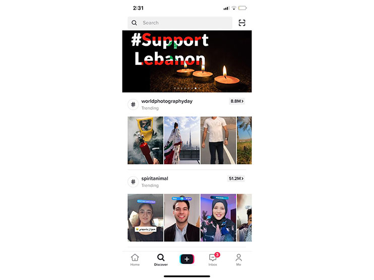 TikTok calls on community to support Lebanese Red Cross