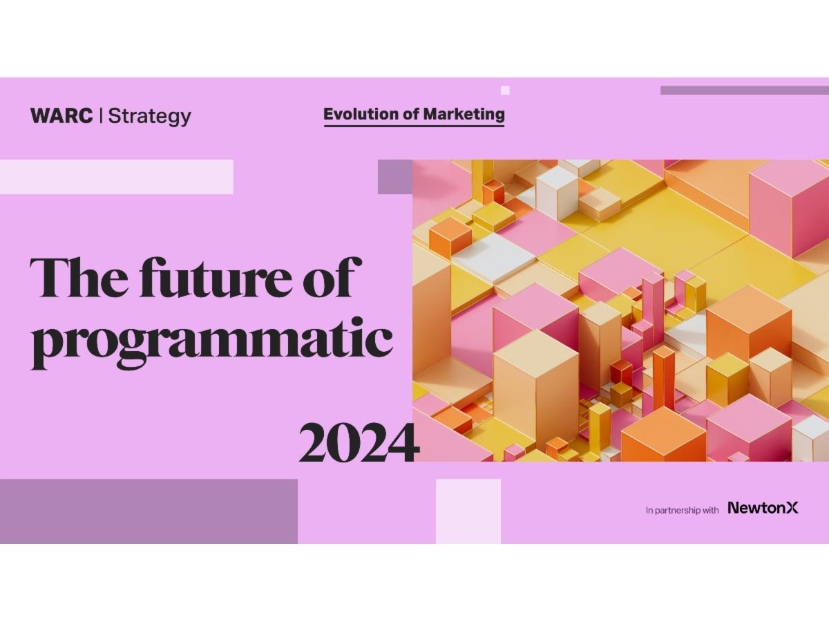 WARC report 'The Future of Programmatic 2024' explores key trends set to shape programmatic advertising over the next 12 months