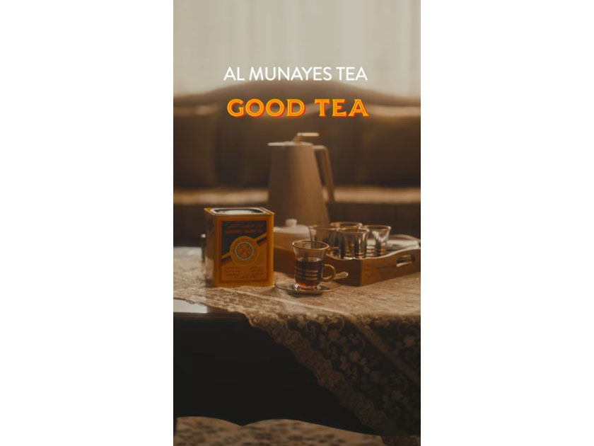 The tasty sound of tea featured in a series of shorts by Beattie + Dane for Almunayes tea 