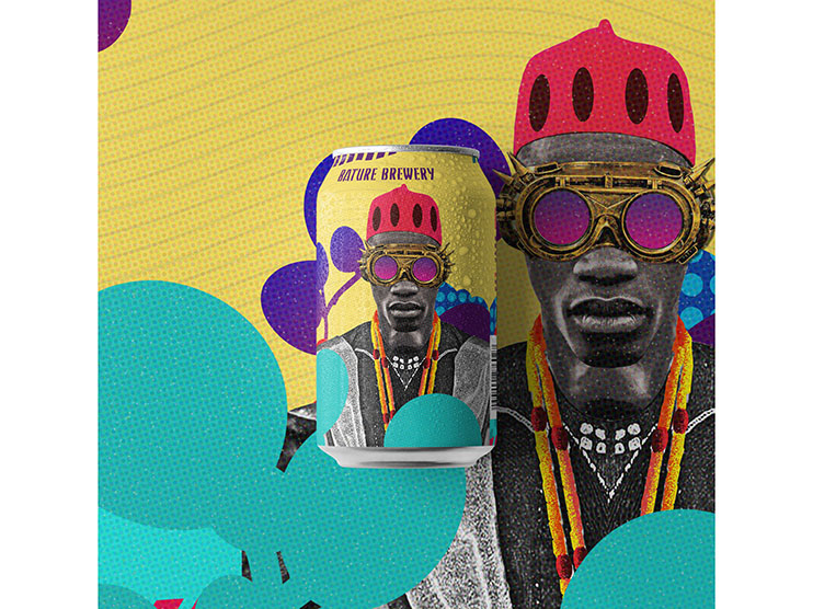 Outstanding and eclectic packaging design of Nigerian craft beer Bature Brewery