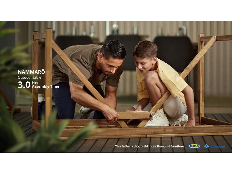 For Father’s Day Al-Futtaim IKEA celebrates the simple act of building