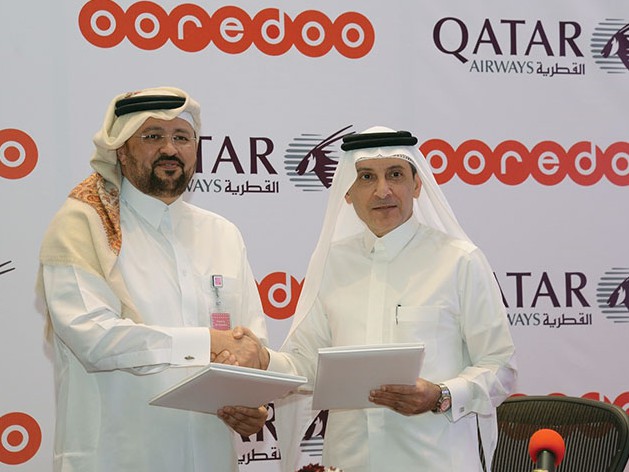 Ooredoo and Qatar Airways Sign Agreement