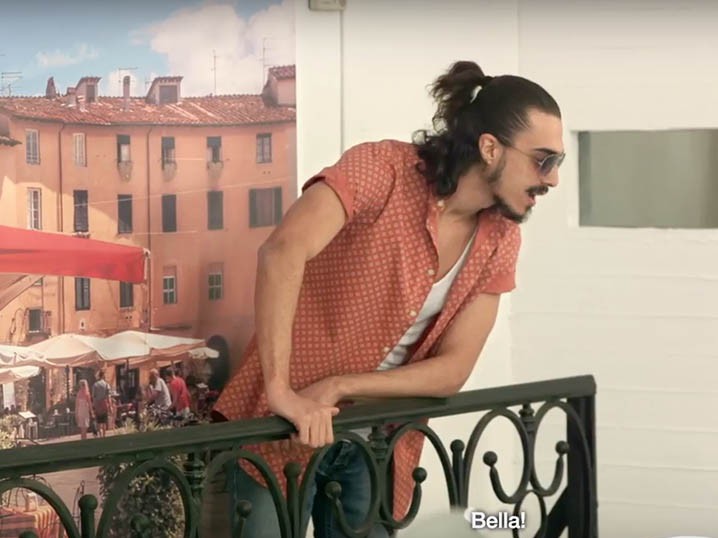 The candid-camera staged Nescafé Cappuccino Italiano ad