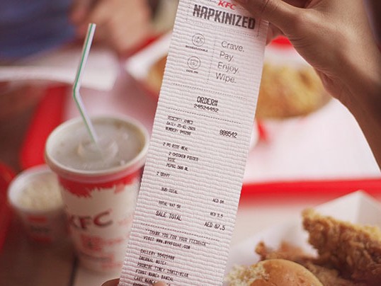 KFC gets Napkinized