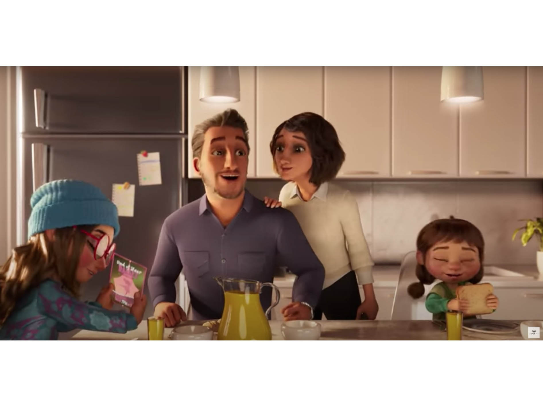 INFINITI presents 'Taking the Wheel', a Pixar-style animation for the whole family