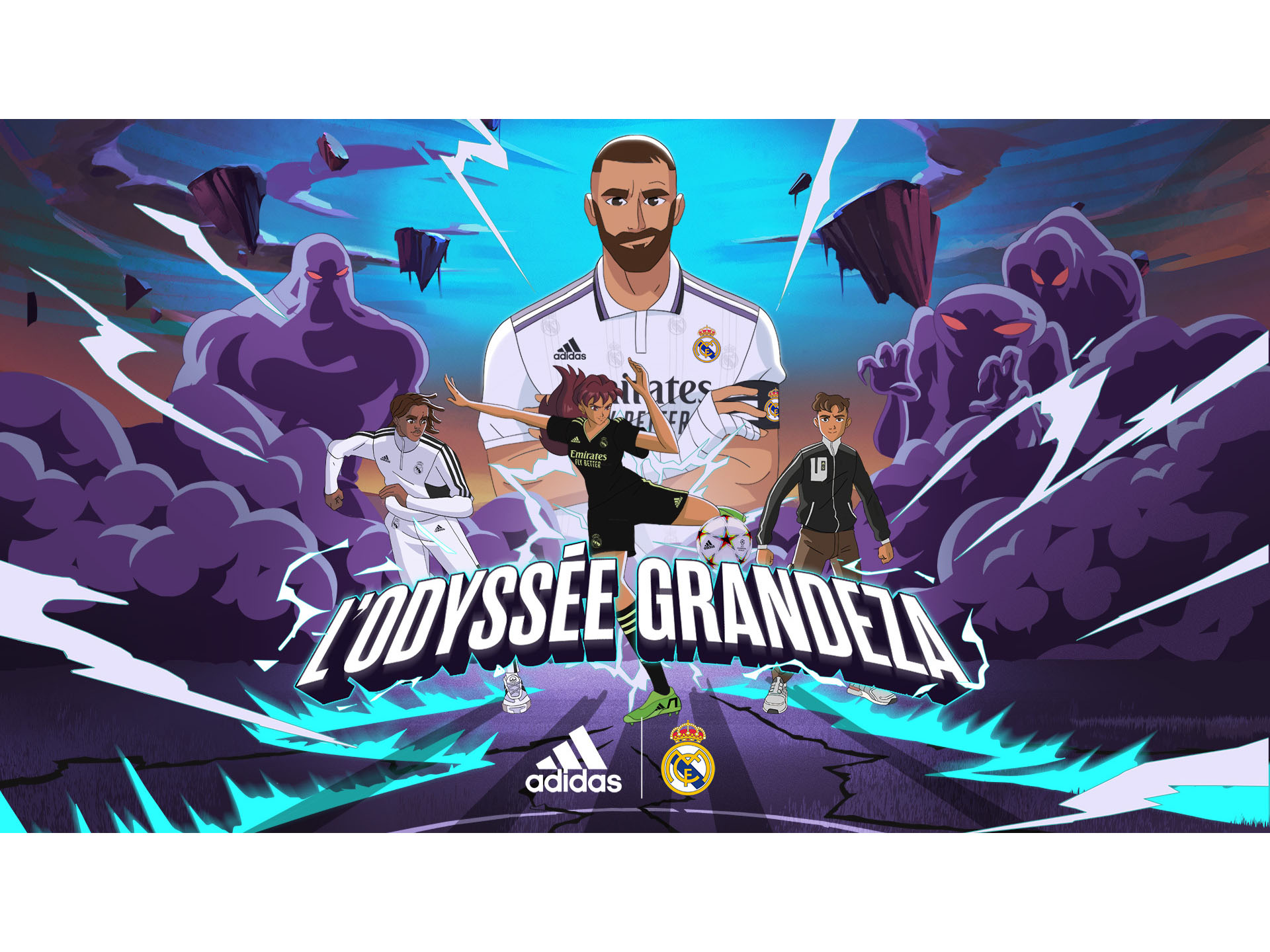 adidas Paris pays tribute to Real Madrid and the Grandeza spirit that unites their fans in manga-inspired film by MNSTR