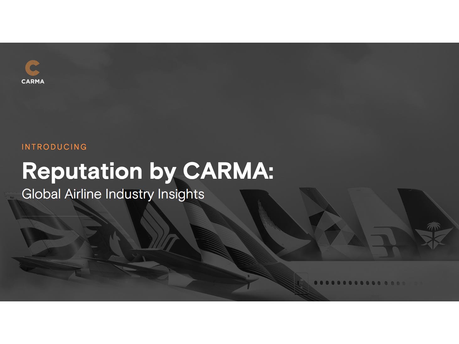 CARMA publishes Airline Reputation Report with key insights on how audiences perceive major global airlines