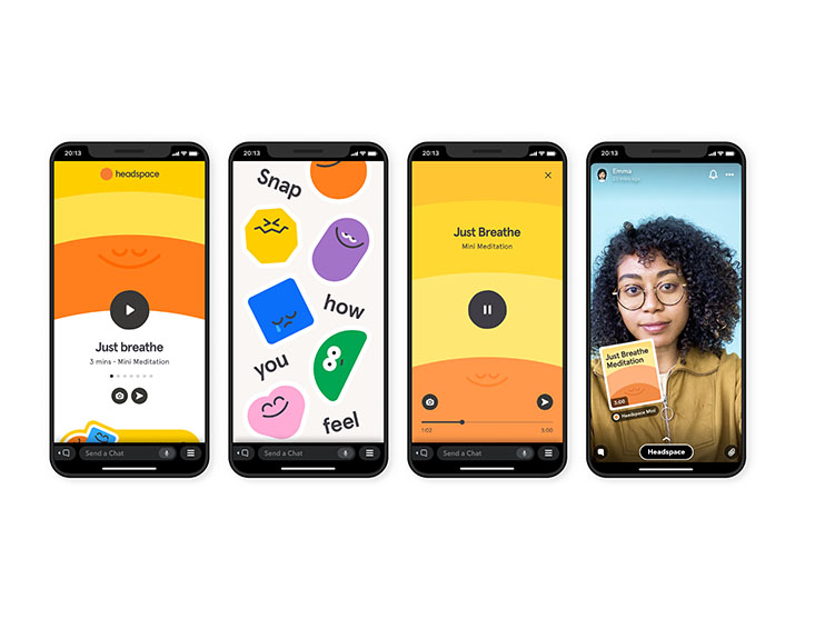 Snapchat Launches In-App Meditation Experience With Headspace